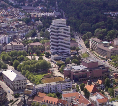 Aerial photo of the City Hall