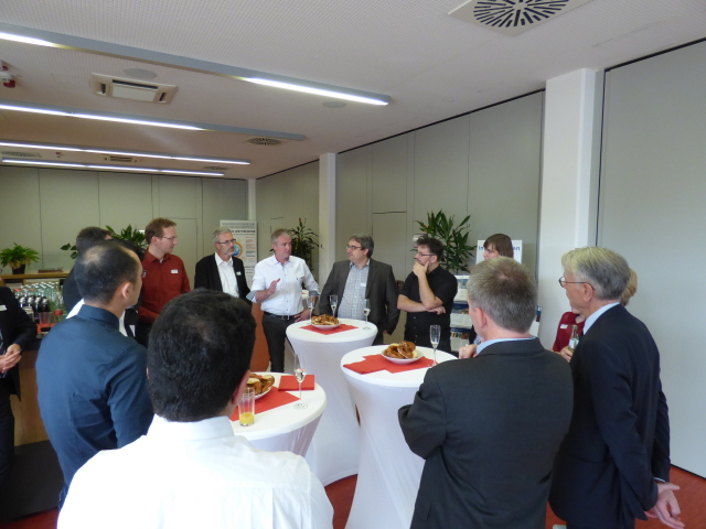 Am Montagnachmittag trafen sich im BIC junge Unternehmer mit Oberbürgermeister Weichel zum Austausch.  © Stadt Kaiserslautern