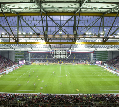 View from the south stand 
