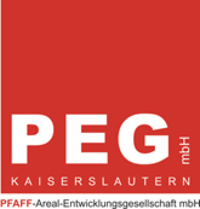 Logo der PFAFF-Areal Entwicklungsgesellschaft mbH Kaiserslautern (PEG) 
 © PEG