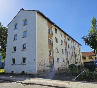 Der letzte unsanierte Block im Geranienweg (Nr. 23-29) soll bis 2029 saniert sein.