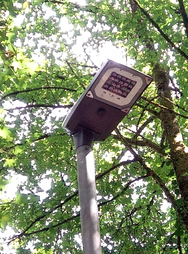 So wie auf dem Bild werden künftig die intelligenten Leuchten in der Rütschhofstraße aussehen © Stadt Kaiserslautern