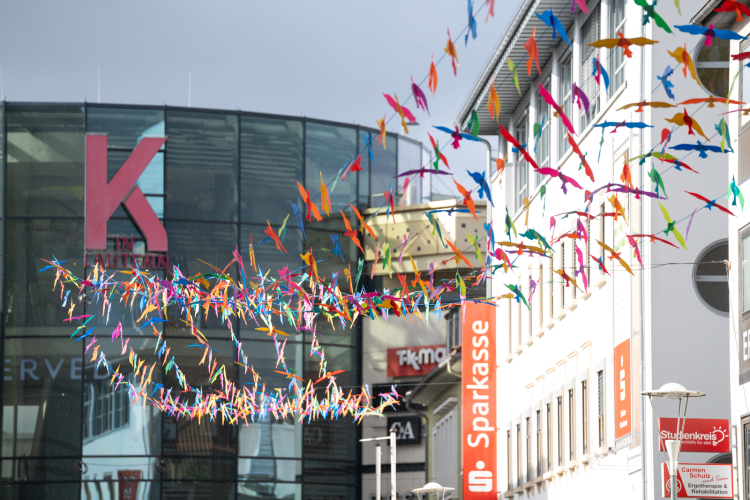 Das Himmelsflair in der Fackelstraße © Peaks