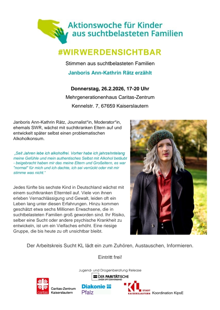 © Stadt Kaiserslautern NACOA-Aktionstag mit Janboris Ann-Kathrin Rätz © Stadt Kaiserslautern