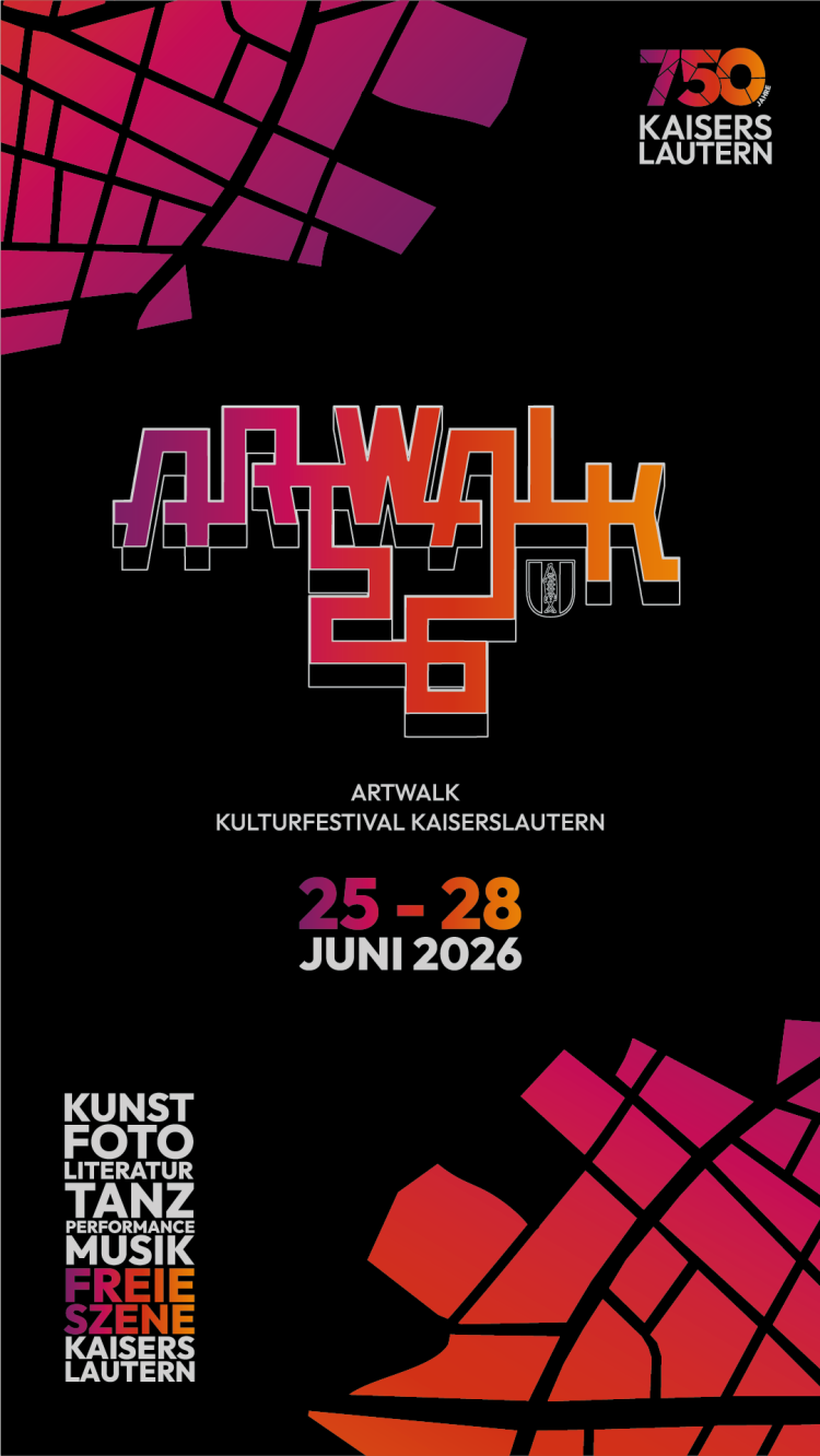 Das Poster zum Artwalk © PEAKS / Stadt Kaiserslautern