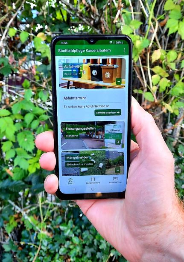 App der Stadtbildpflege © Stadt Kaiserslautern