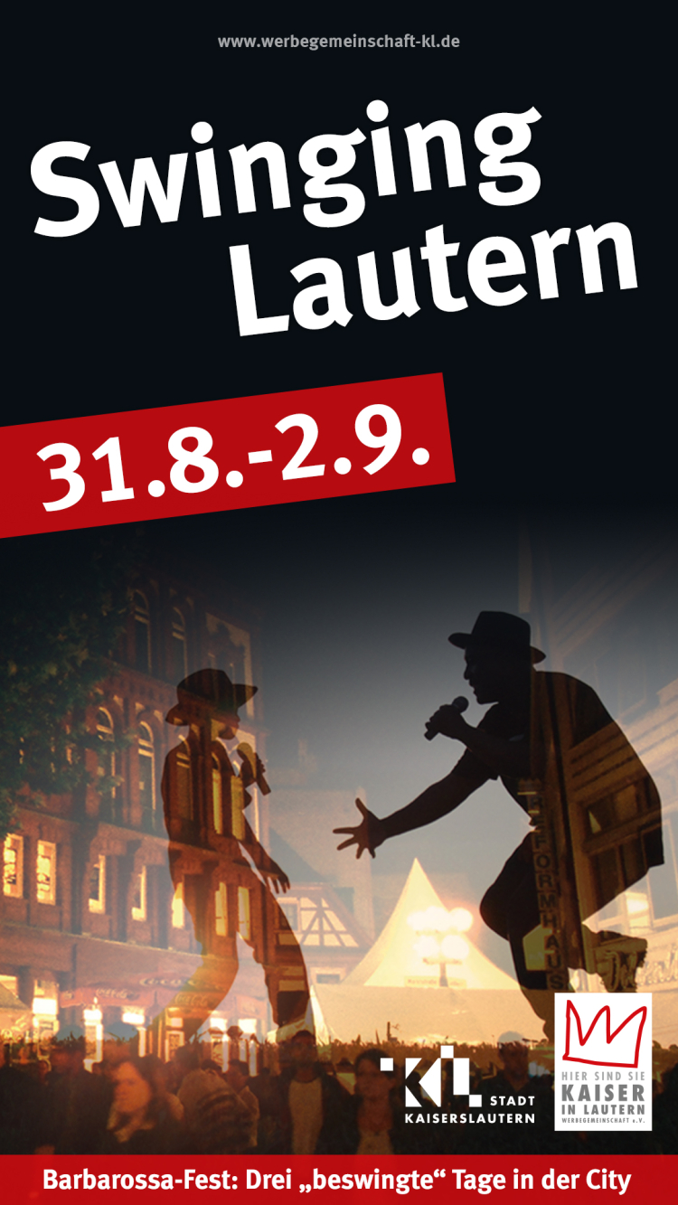 Poster Swinging Lautern 2023 © Kaiser in Lautern