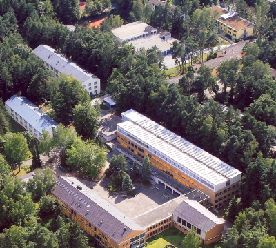 Heinrich-Heine-Gymnasium aus der Vogelperspektive