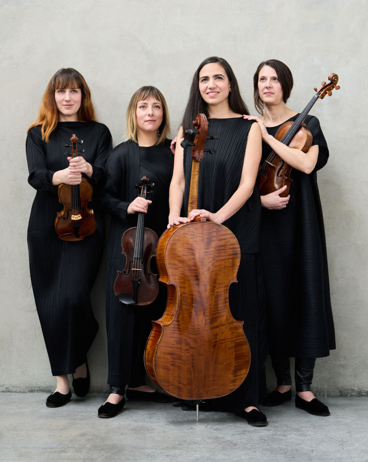 Das Streichquartett Quatuor Zaide © Kaupo Kikkas