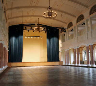 Interior view of the Fruchthalle