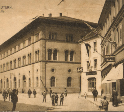 Historical shot of the Fruchthalle