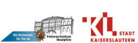 Logos des Polizeipräsidium Westpfalz und der Stadt Kaiserslautern