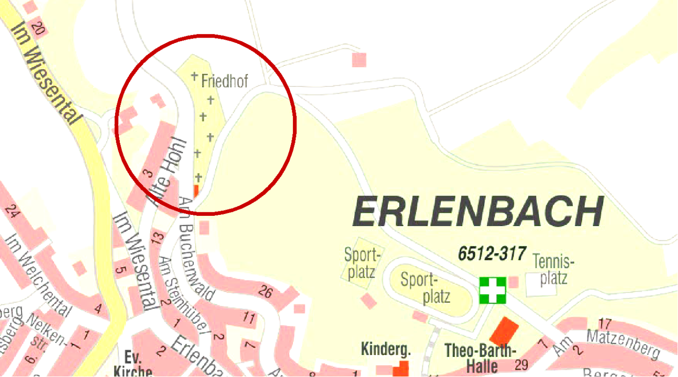 Erlenbach Lage