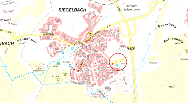 Siegelbach Lage