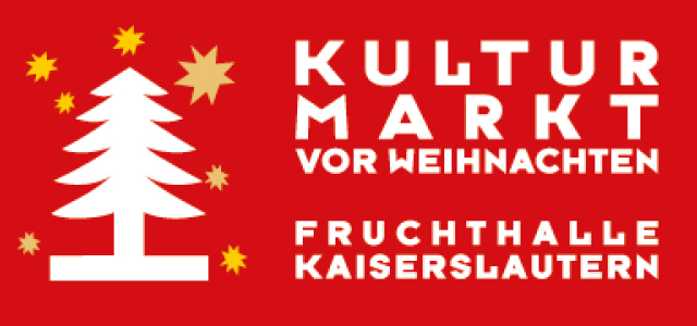 Logo des Kulturmarkts vor Weihnachten in der Fruchthalle Kaiserslautern