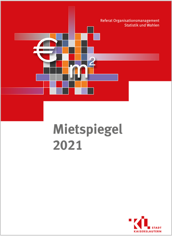 Deckblatt der Mietspiegelbroschüre 2021