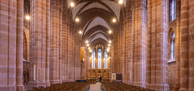 Interior view of the Collegiate Church