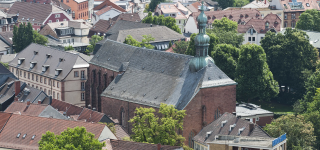 Martinskirche aus der Vogelperspektive