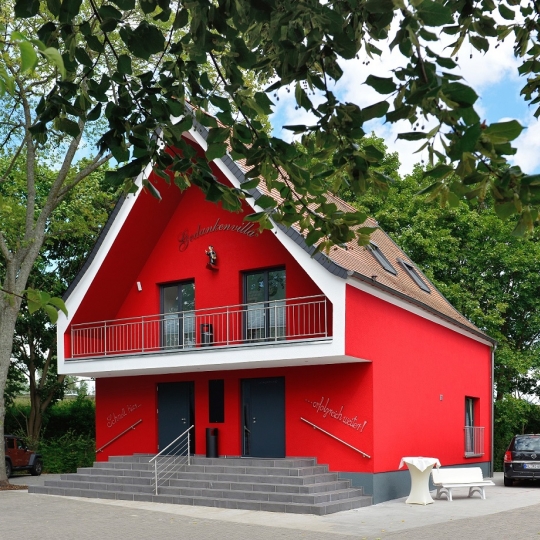 Außenansicht Gedankenvilla Rosenhof 