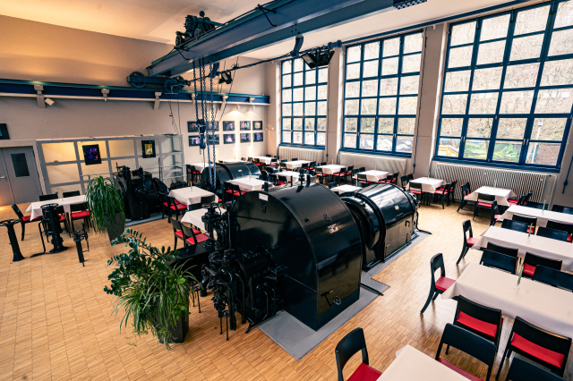 Raum Turbine im Kulturzentrum Kammgarn mit Bestuhulung © André Gmür
