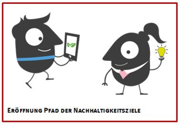 Die Graphik zeigt stilisierte Personen mit Mobiltelefon.