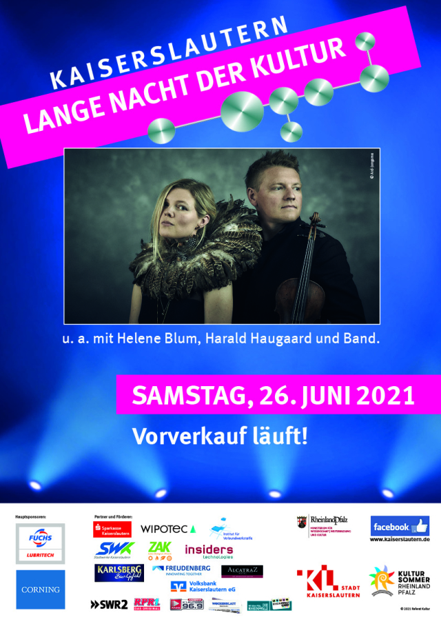 Das Plakat zur Langen Nacht der Kultur 2021. © Stadt Kaiserslautern